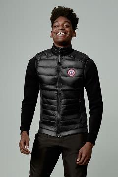 Chamarras Canada Goose Hombre Outlet - Hybridge Lite Chalecos Negros DF1029854